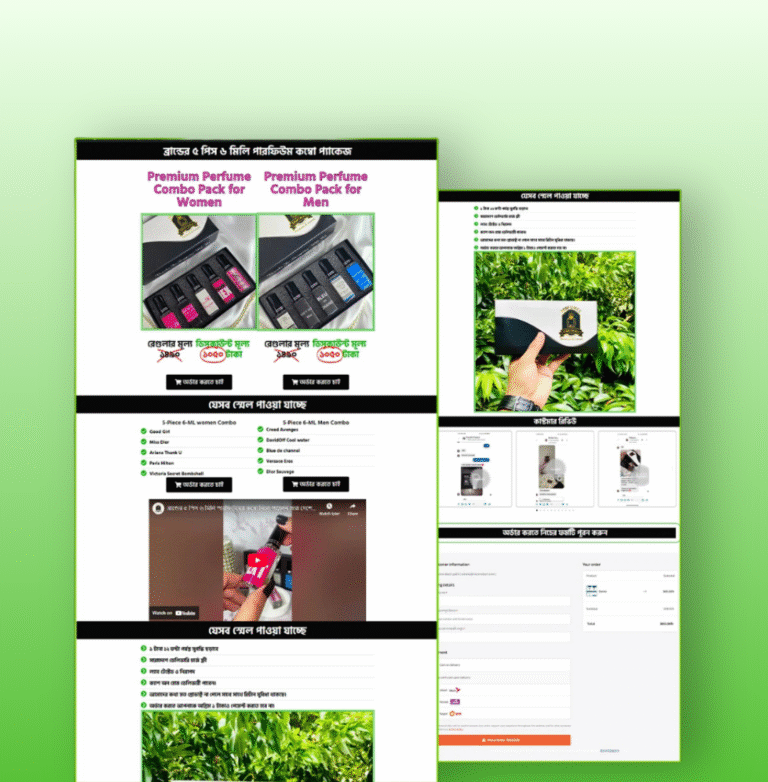 Perfume – Customer Converting Cartflows Landing Page