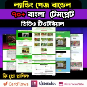 70+Bangla Landing Page Template With Video